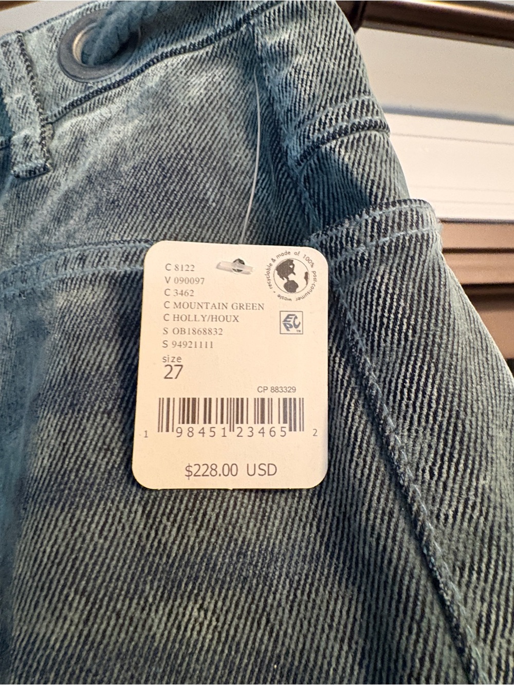 We The Free Velvet Flocked Jeans - Picture 5 of 5